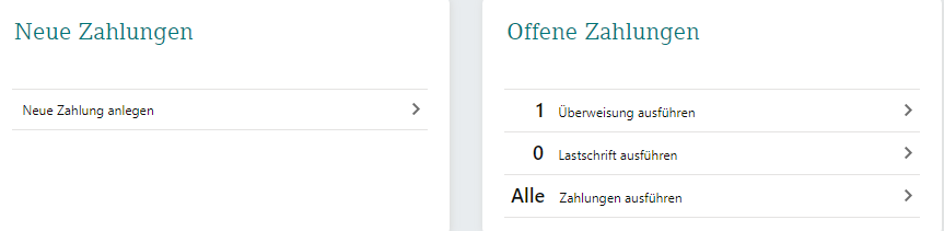 Zahlungswesen Übersicht